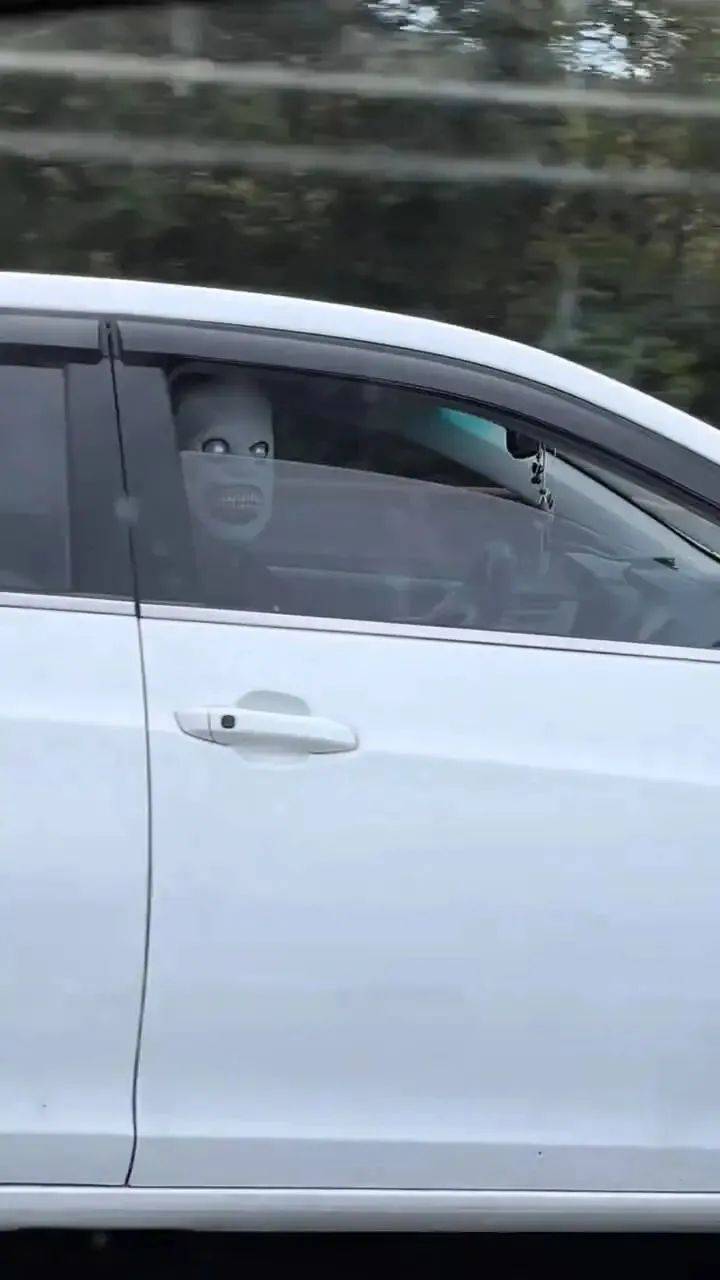 网友称高速上有人戴恐怖面具惊吓过路车辆，长深高速交警：已关注，正在处理